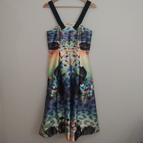 Mackenzie Mode Watercolor Dress Size 4 - Picture 3 of 8